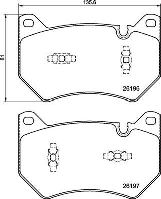 Brembo P 85 181 - Brake Pad Set, disc brake onlydrive.pro