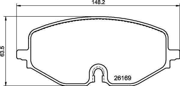 Brembo P 85 182 - Bremžu uzliku kompl., Disku bremzes onlydrive.pro