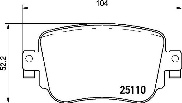 Brembo P 85 135X - Brake Pad Set, disc brake onlydrive.pro