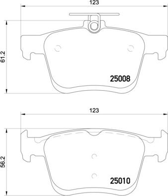 Brembo P 85 125X - Тормозные колодки, дисковые, комплект onlydrive.pro