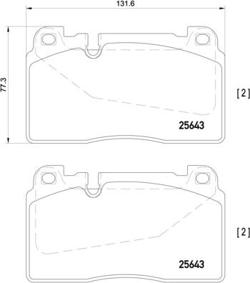 Brembo P 85 123 - Bremžu uzliku kompl., Disku bremzes onlydrive.pro