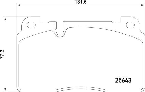 Brembo P 85 122 - Piduriklotsi komplekt,ketaspidur onlydrive.pro