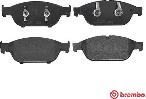 Brembo P 85 127 - Bremžu uzliku kompl., Disku bremzes onlydrive.pro