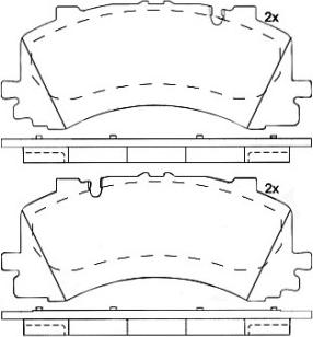 Brembo P 85 170 - Piduriklotsi komplekt,ketaspidur onlydrive.pro