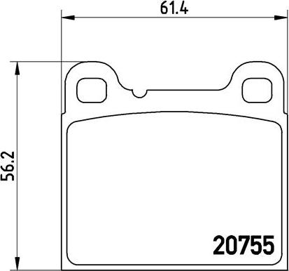 Brembo P 86 002 - Piduriklotsi komplekt,ketaspidur onlydrive.pro