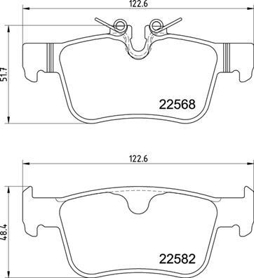 Brembo P 86 030 - Bremžu uzliku kompl., Disku bremzes onlydrive.pro