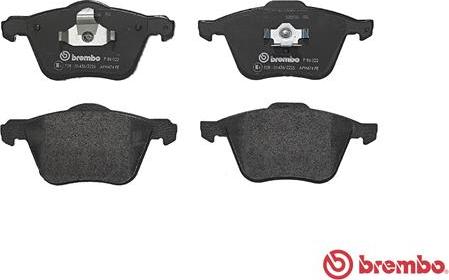 Brembo P 86 022 - Bremžu uzliku kompl., Disku bremzes onlydrive.pro