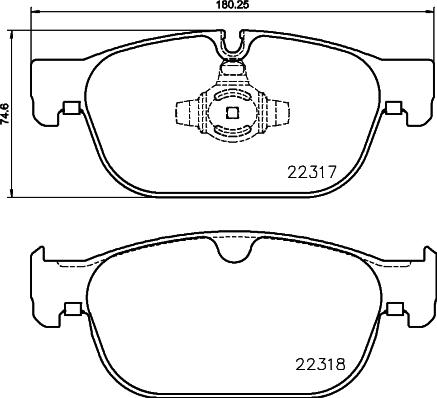 Brembo P 86 027 - Piduriklotsi komplekt,ketaspidur onlydrive.pro