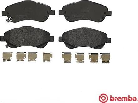 Brembo P 83 046 - Brake Pad Set, disc brake onlydrive.pro