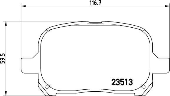 Brembo P 83 040 - Stabdžių trinkelių rinkinys, diskinis stabdys onlydrive.pro