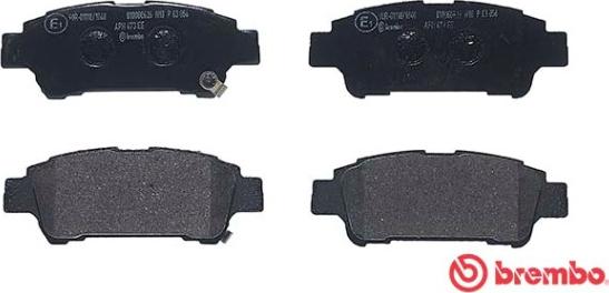 Brembo P 83 056 - Brake Pad Set, disc brake onlydrive.pro