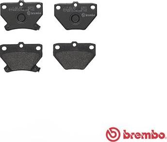 Brembo P 83 052 - Brake Pad Set, disc brake onlydrive.pro