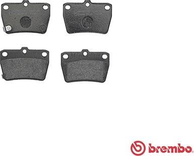 Brembo P 83 057 - Brake Pad Set, disc brake onlydrive.pro