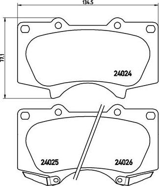 Brembo P 83 066 - Brake Pad Set, disc brake onlydrive.pro