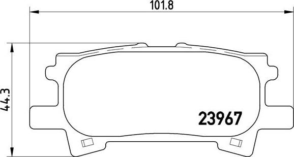 Brembo P 83 068 - Bremžu uzliku kompl., Disku bremzes onlydrive.pro