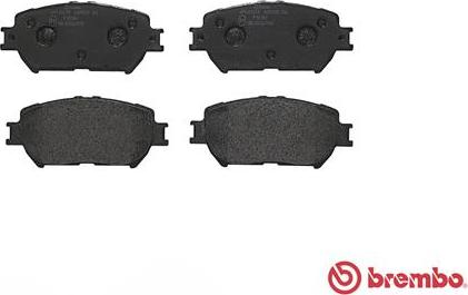 Brembo P 83 062 - Stabdžių trinkelių rinkinys, diskinis stabdys onlydrive.pro