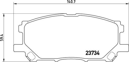 Brembo P 83 067 - Piduriklotsi komplekt,ketaspidur onlydrive.pro