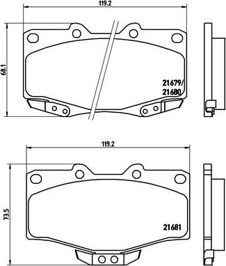 Brembo P 83 009 - Piduriklotsi komplekt,ketaspidur onlydrive.pro