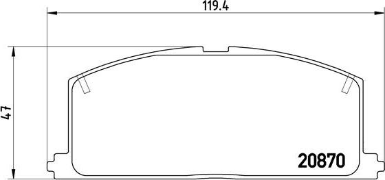 Brembo P 83 011 - Stabdžių trinkelių rinkinys, diskinis stabdys onlydrive.pro