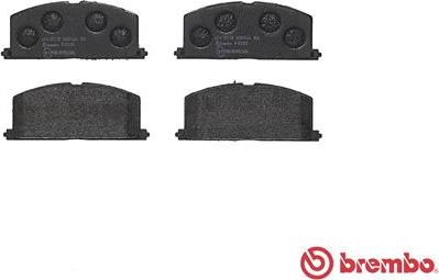 Brembo P 83 011 - Stabdžių trinkelių rinkinys, diskinis stabdys onlydrive.pro