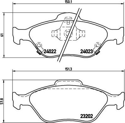 Brembo P 83 085 - Jarrupala, levyjarru onlydrive.pro