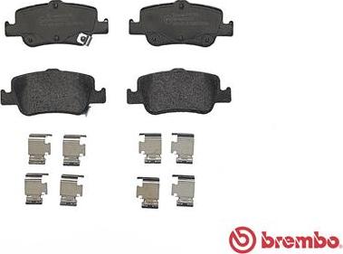 Brembo P 83 080 - Brake Pad Set, disc brake onlydrive.pro