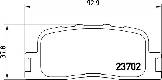 Brembo P 83 088 - Stabdžių trinkelių rinkinys, diskinis stabdys onlydrive.pro