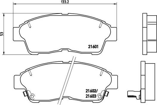 Brembo P 83 034 - Brake Pad Set, disc brake onlydrive.pro