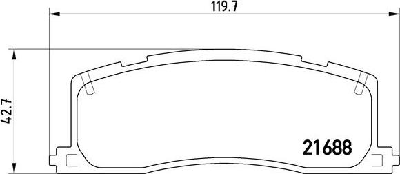 Brembo P 83 030 - Brake Pad Set, disc brake onlydrive.pro