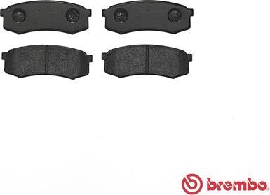 Brembo P 83 024 - Brake Pad Set, disc brake onlydrive.pro