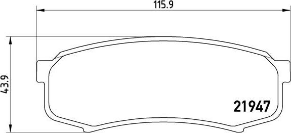 Brembo P 83 024 - Brake Pad Set, disc brake onlydrive.pro