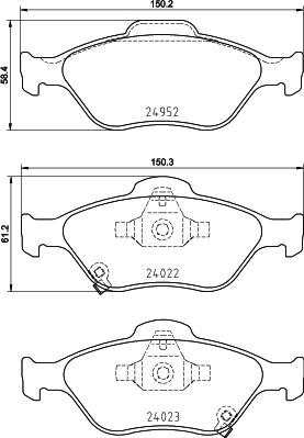 Brembo P 83 159 - Jarrupala, levyjarru onlydrive.pro