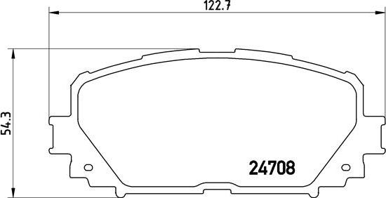 Brembo P 83 101 - Brake Pad Set, disc brake onlydrive.pro