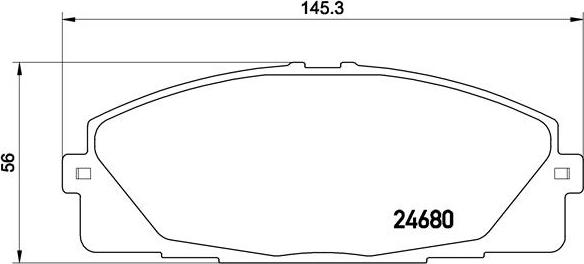 Brembo P 83 139 - Brake Pad Set, disc brake onlydrive.pro