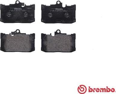 Brembo P 83 131 - Stabdžių trinkelių rinkinys, diskinis stabdys onlydrive.pro