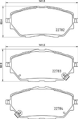 Brembo P 83 171 - Brake Pad Set, disc brake onlydrive.pro