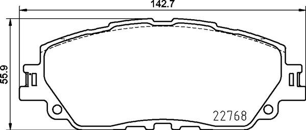 Brembo P 83 172 - Stabdžių trinkelių rinkinys, diskinis stabdys onlydrive.pro