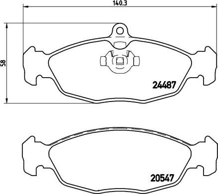 Brembo P 36 017 - Piduriklotsi komplekt,ketaspidur onlydrive.pro