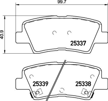 Brembo P 30 094 - Bremžu uzliku kompl., Disku bremzes onlydrive.pro