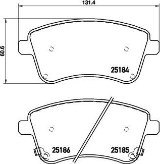 Brembo P 30 064 - Brake Pad Set, disc brake onlydrive.pro