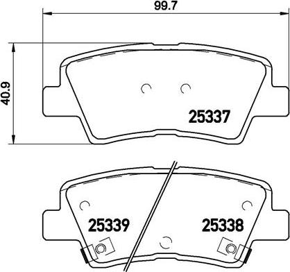 Brembo P 30 067 - Stabdžių trinkelių rinkinys, diskinis stabdys onlydrive.pro