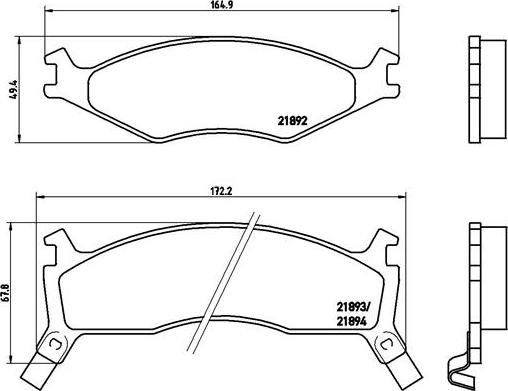 Brembo P 30 006 - Тормозные колодки, дисковые, комплект onlydrive.pro