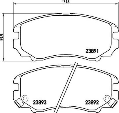 Brembo P 30 018X - Jarrupala, levyjarru onlydrive.pro