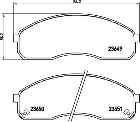 Brembo P 30 012 - Brake Pad Set, disc brake onlydrive.pro