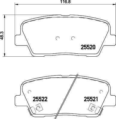 Brembo P 30 081 - Brake Pad Set, disc brake onlydrive.pro