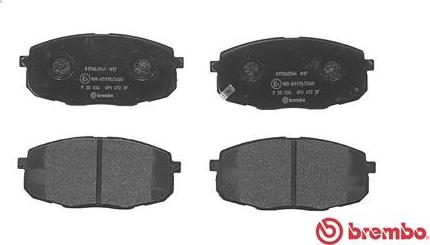 Brembo P 30 034 - Тормозные колодки, дисковые, комплект onlydrive.pro