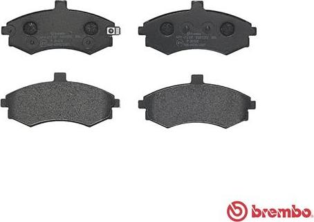 Brembo P 30 020 - Stabdžių trinkelių rinkinys, diskinis stabdys onlydrive.pro