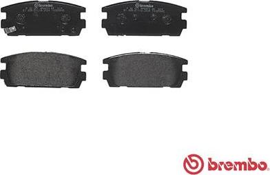 Brembo P 30 021 - Brake Pad Set, disc brake onlydrive.pro