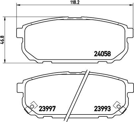 Brembo P 30 023 - Piduriklotsi komplekt,ketaspidur onlydrive.pro