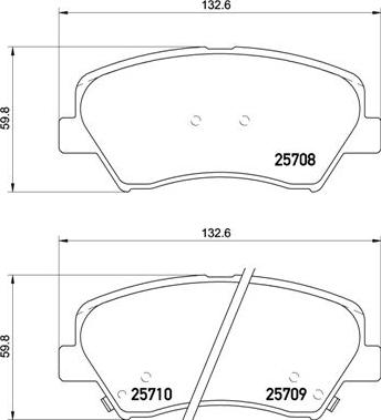 Brembo P 30 073X - Brake Pad Set, disc brake onlydrive.pro